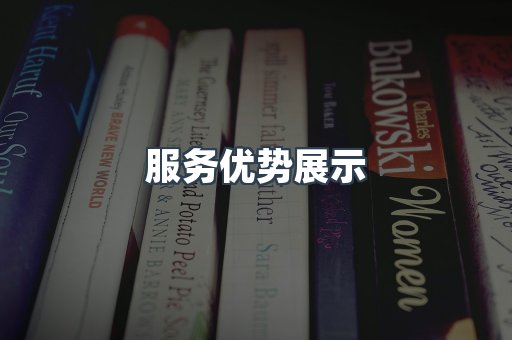 服务优势展示